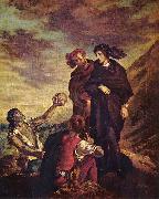 Eugene Delacroix Hamlet und Horatio auf dem Friedhof Spain oil painting artist